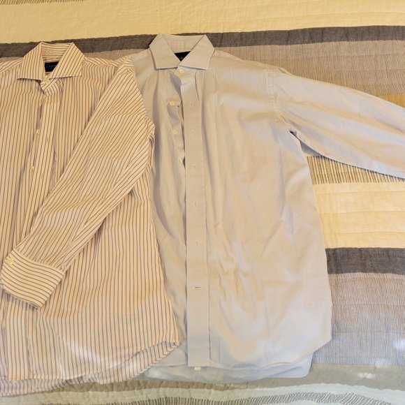 Two Ledbury men's dress shirts, size 15-32 - Picture 2 of 4